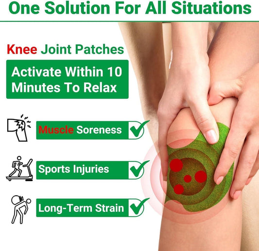 Herbal Knee Patches 🌿 Long-Lasting Relief for Knee Pain & Stiffness (Pack of 10,Pack of 20,Pack of 30)