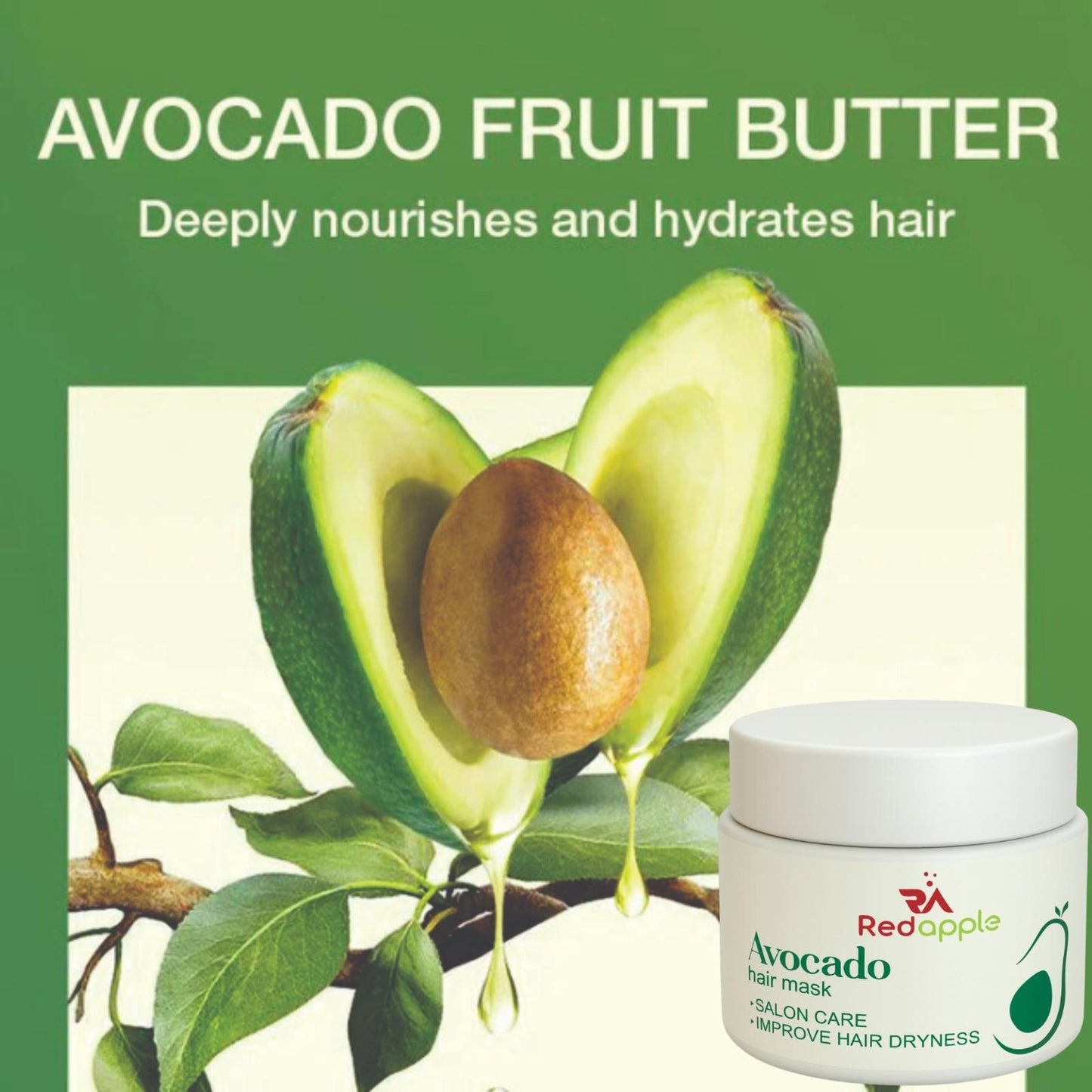 RedApple™ Avocado Hair Mask - Deep Repair & Nourishment BUY 1 GET 1 FREE