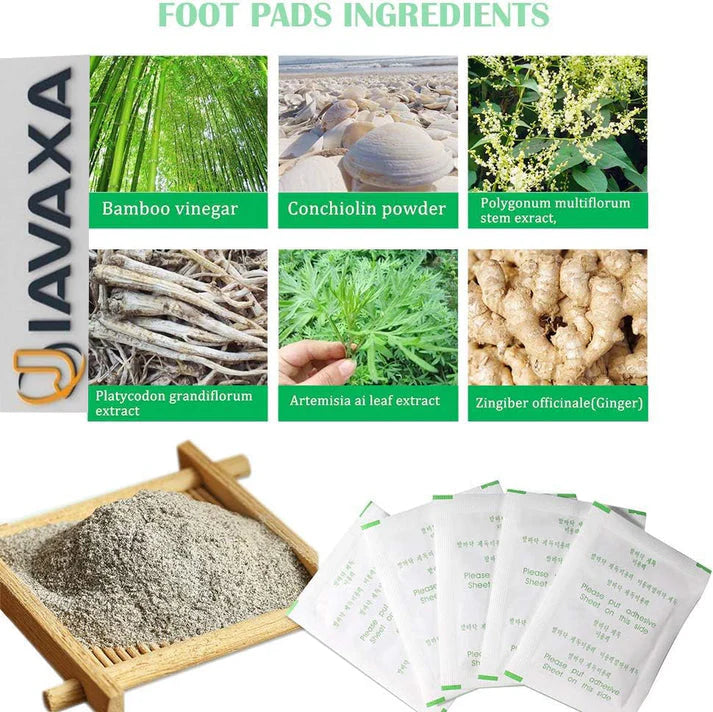 JIAVAXA™ Premium Detox Foot Patches (Pack of 10) BUY 1 GET 1 FREE