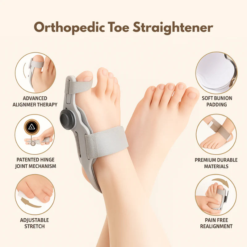 OrthoToe Relief™ Silicone Toe Separator For Adults Bunion Corrector